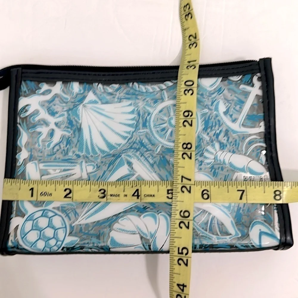Vera Bradley clear Vinyl Wristlet BEACH- NWT
